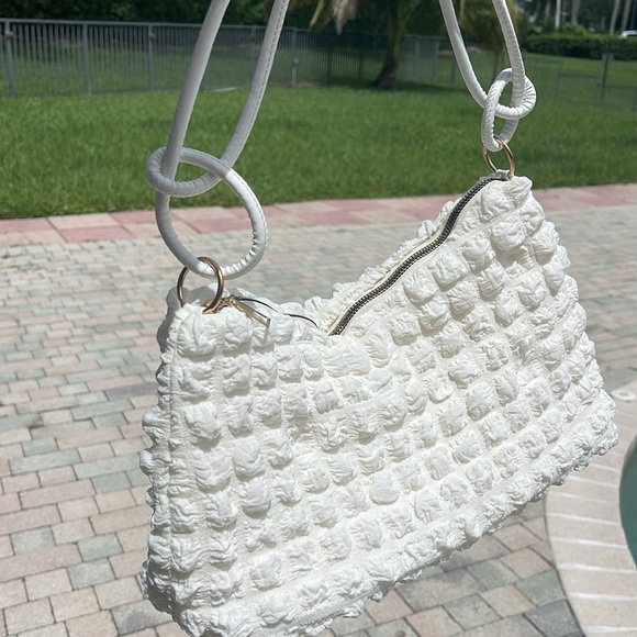 Ruched bag Ivory - Picture 7 of 10